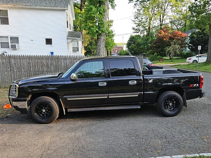 Mammoth D Window Gloss Black 6-Lug Wheel; 17x9; -6mm Offset (99-06 Silverado 1500)