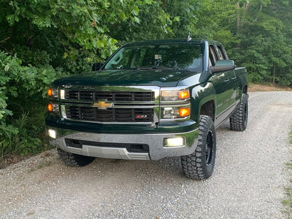 Mammoth Split 8 Satin Black 6-Lug Wheel; 17x9; -6mm Offset (14-18 Silverado 1500)