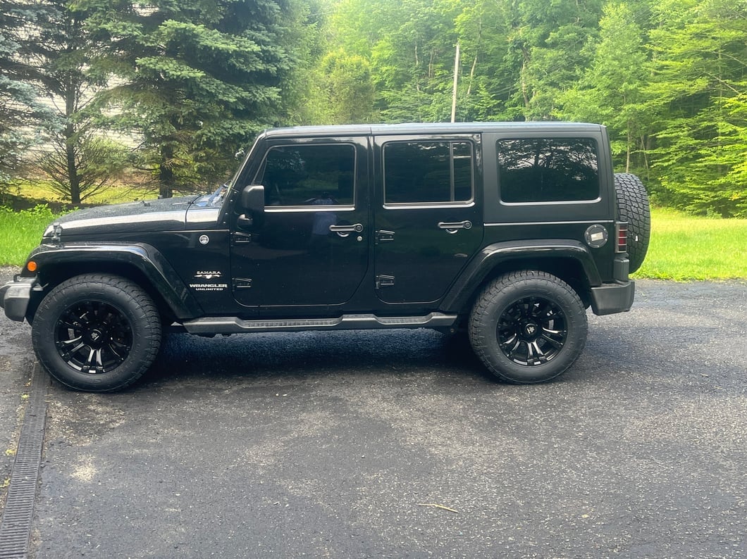 Mammoth Madness Matte Black Wheel; 18x9; -6mm Offset (07-18 Jeep Wrangler JK)