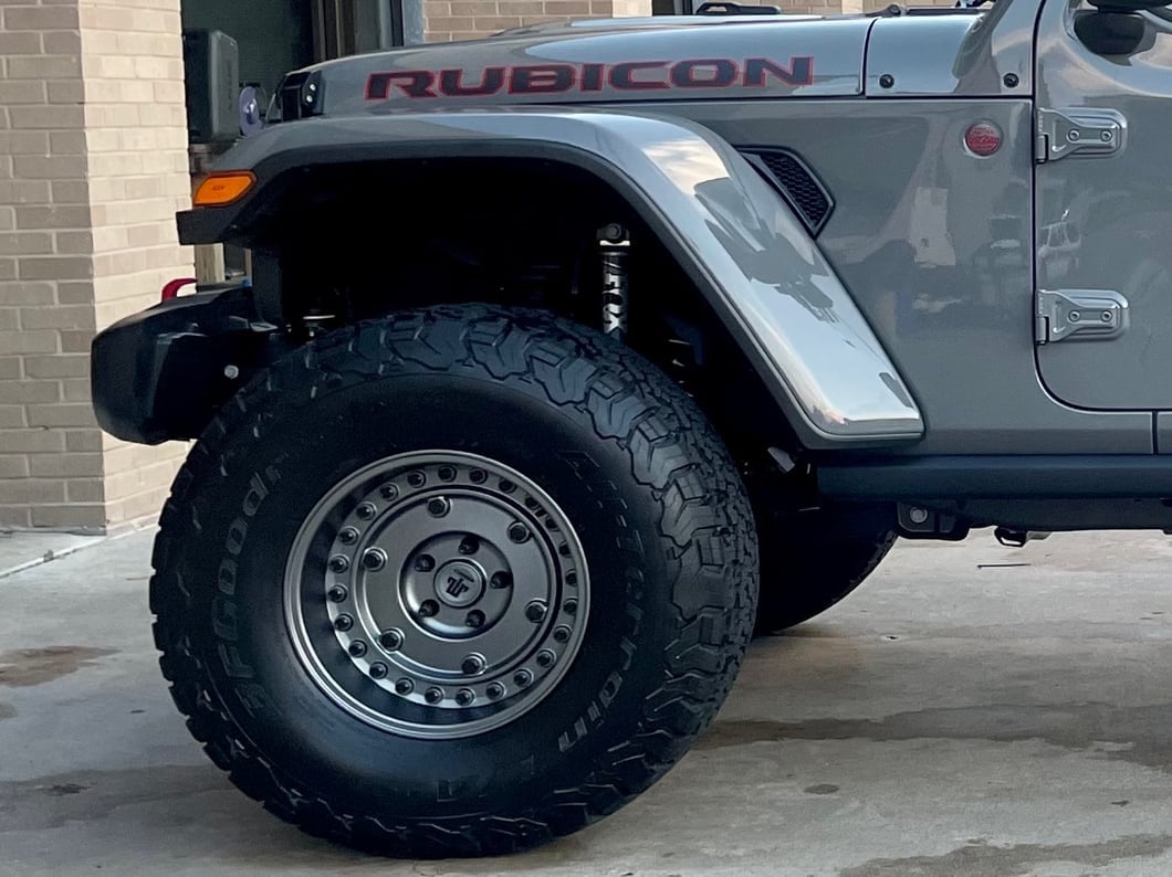 Mammoth Militant Charcoal Wheel; 17x9.5; -12mm Offset (20-25 Jeep Gladiator JT)