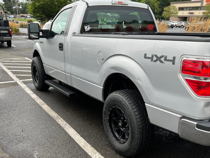 Mammoth Split 8 Beadlock Matte Black 6-Lug Wheel; 17x9; -6mm Offset (09-14 F-150)