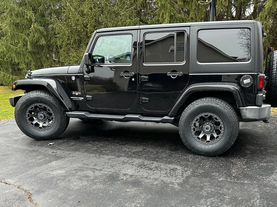 Mammoth Synister Charcoal Wheel; 17x9; -6mm Offset (07-18 Jeep Wrangler JK)