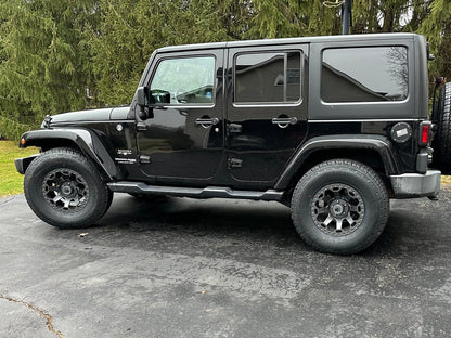 Mammoth Synister Charcoal Wheel; 17x9; -6mm Offset (07-18 Jeep Wrangler JK)
