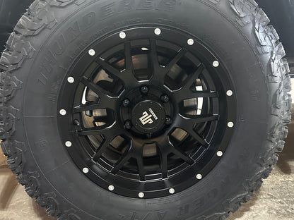 Mammoth Beadlock Mesh Matte Black 6-Lug Wheel; 17x9; 18mm Offset (21-25 F-150)