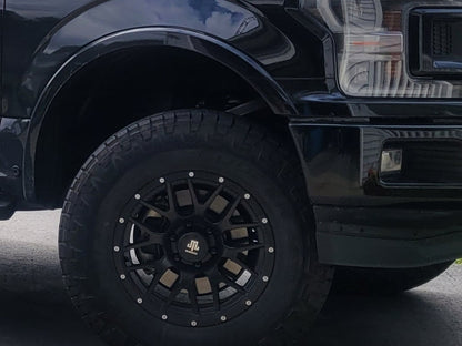 Mammoth Beadlock Mesh Matte Black 6-Lug Wheel; 18x9; -6mm Offset (15-20 F-150)