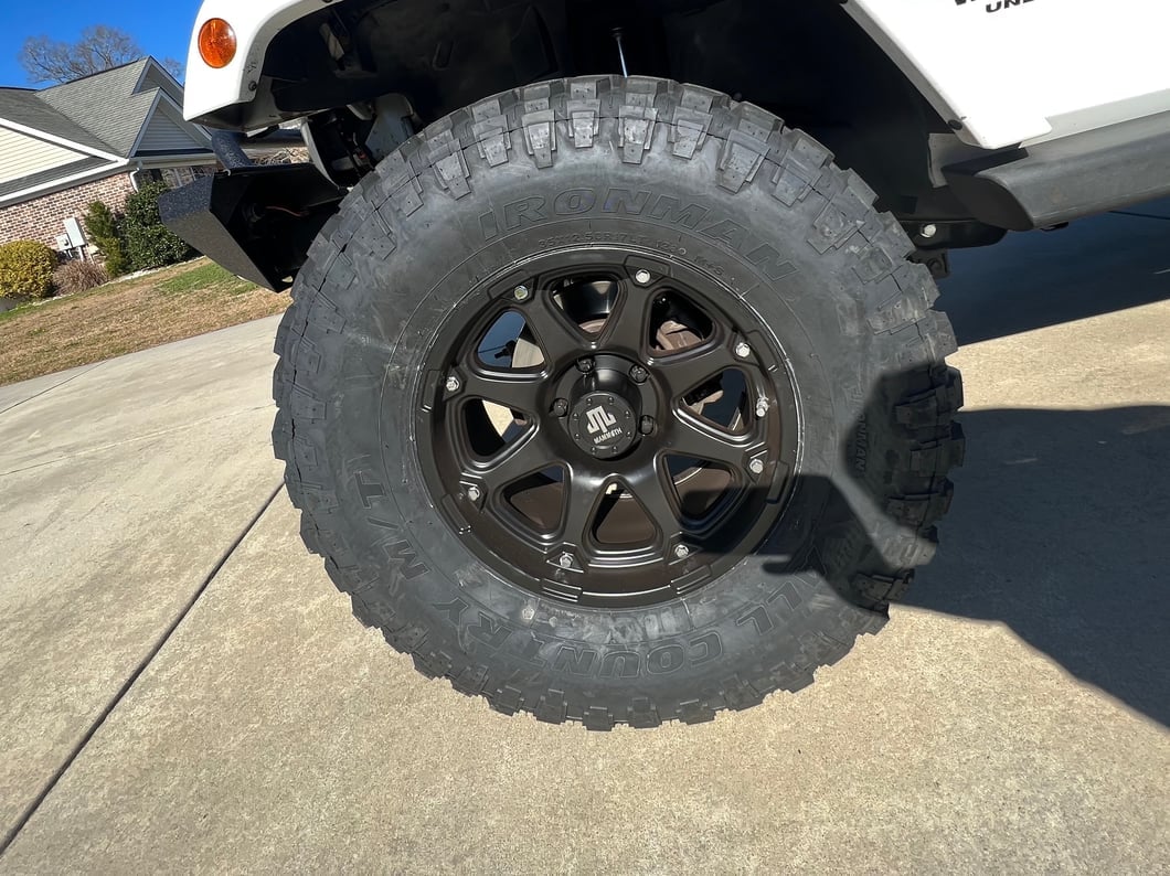 Mammoth Wheeler Matte Black Wheel; 17x9; -6mm Offset (07-18 Jeep Wrangler JK)