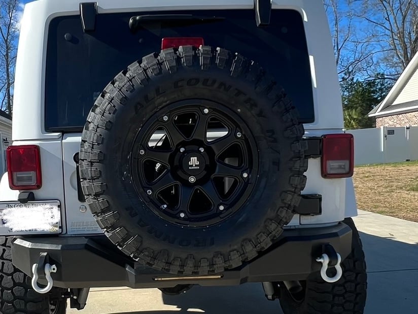 Mammoth Wheeler Matte Black Wheel; 17x9; -6mm Offset (07-18 Jeep Wrangler JK)