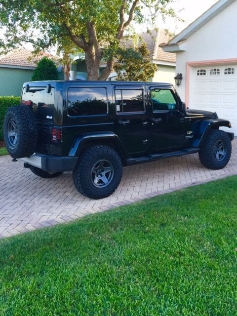 Mammoth Boulder Charcoal Wheel; 16x8; 0mm Offset (07-18 Jeep Wrangler JK)