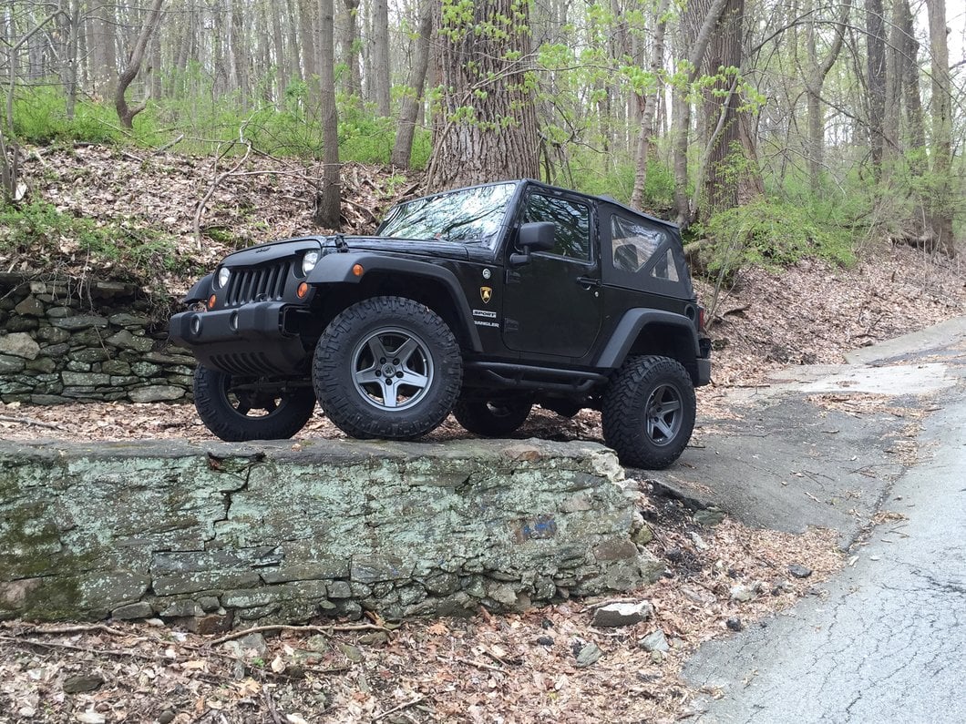 Mammoth Boulder Charcoal Wheel; 17x9; -6mm Offset (07-18 Jeep Wrangler JK)