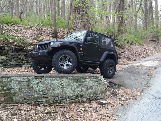 Mammoth Boulder Charcoal Wheel; 17x9; -6mm Offset (07-18 Jeep Wrangler JK)
