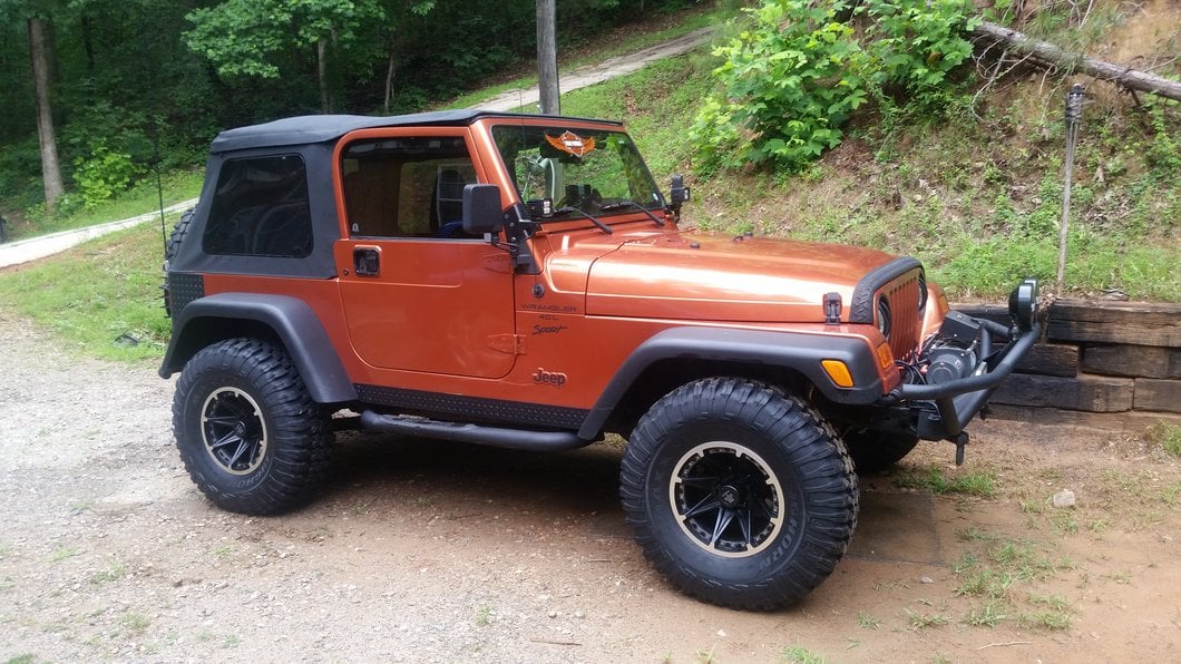 Mammoth Type 88 Black Wheel; 15x8; -19mm Offset (97-06 Jeep Wrangler TJ)