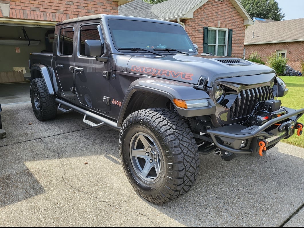 Mammoth Boulder Charcoal Wheel; 17x9; -6mm Offset (20-25 Jeep Gladiator JT)