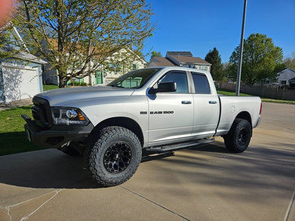 Mammoth Vex Satin Black Machined 5-Lug Wheel; 17x9; -6mm Offset (09-18 RAM 1500)