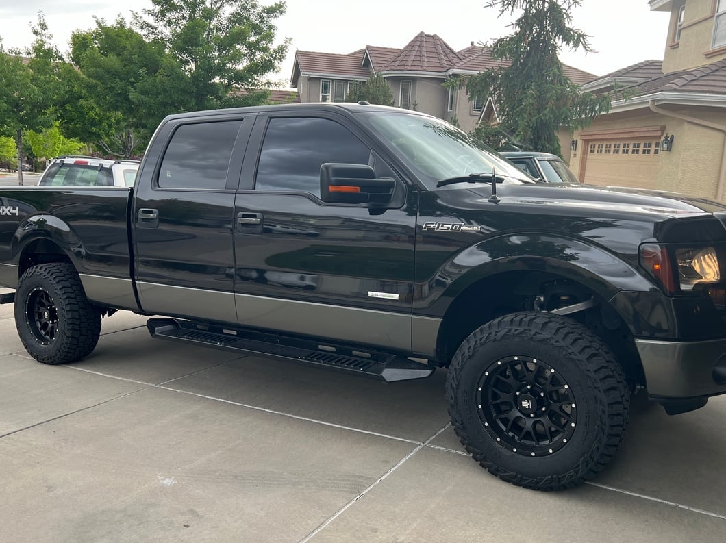 Mammoth Beadlock Mesh Matte Black 6-Lug Wheel; 17x9; -12mm Offset (09-14 F-150)