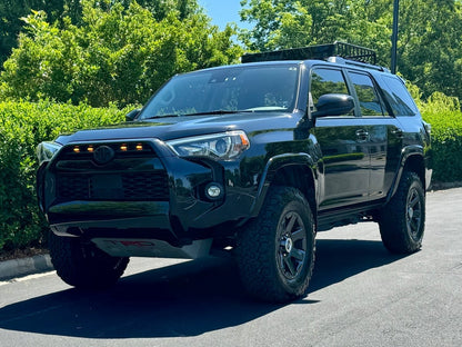 Mammoth 1.50-Inch Billet 6-Lug Wheel Spacers; Black (03-24 4Runner)