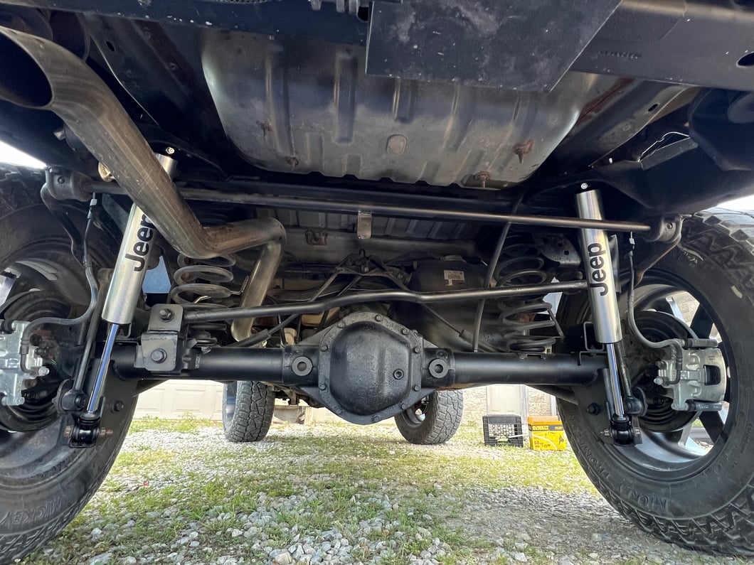 Jeep Licensed by Mammoth Nitrogen Charged Rear Shock for 1.50 to 3.50-Inch Lift (07-18 Jeep Wrangler JK)