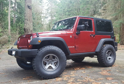 Mammoth Boulder Charcoal Wheel; 16x8; 0mm Offset (07-18 Jeep Wrangler JK)