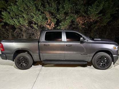 Mammoth Vex Satin Black Machined 6-Lug Wheel; 20x9; -6mm Offset (19-25 RAM 1500)