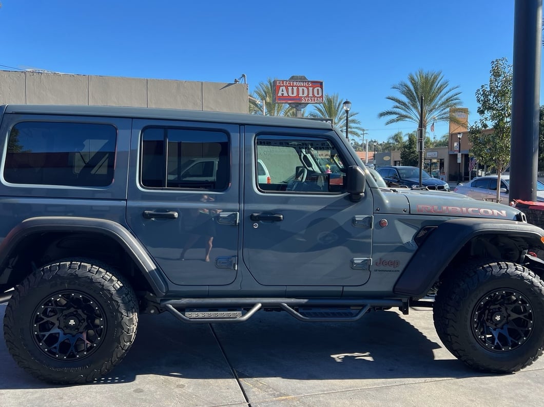 Mammoth Vex Satin Black Machined Wheel; 17x9; -6mm Offset (18-25 Jeep Wrangler JL)