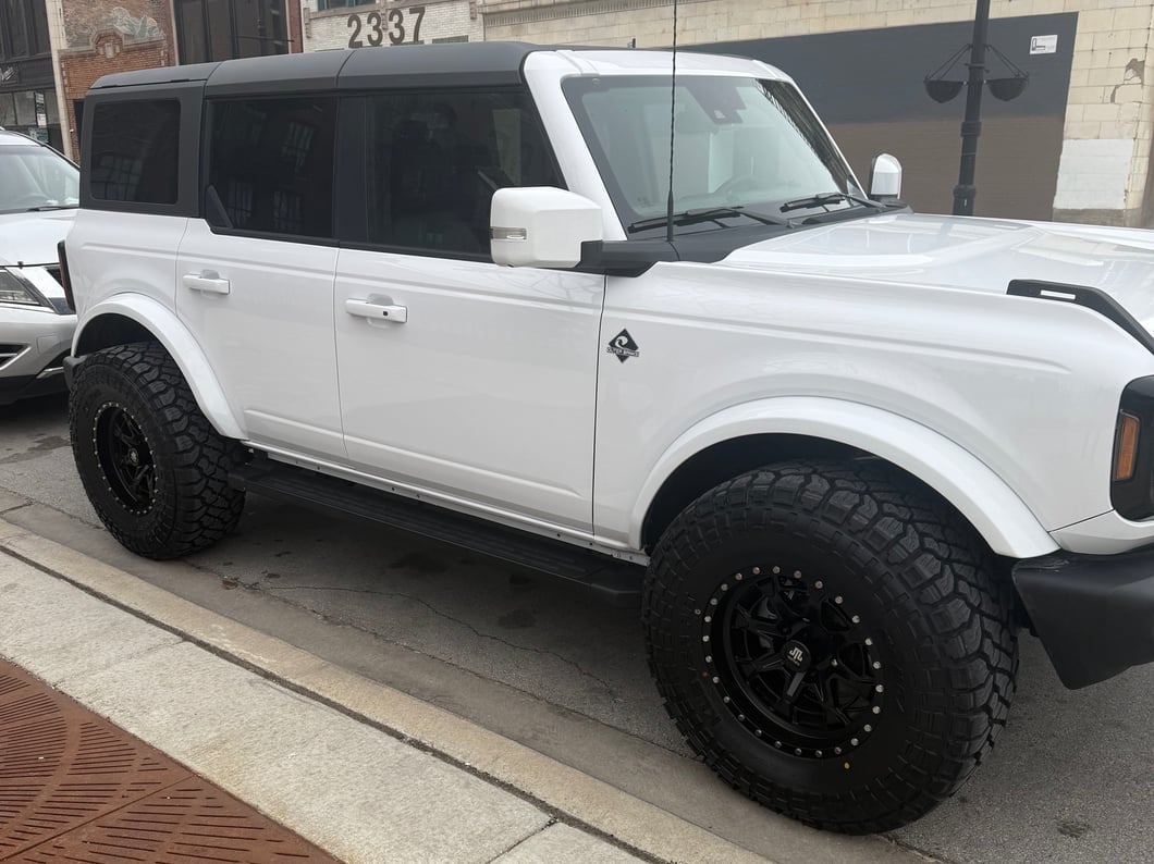 Mammoth Split 16 Satin Black 6-Lug Wheel; 17x9; -12mm Offset (21-25 Bronco, Excluding Raptor)