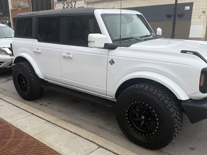 Mammoth Split 16 Satin Black 6-Lug Wheel; 17x9; -12mm Offset (21-25 Bronco, Excluding Raptor)