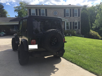 Mammoth 8 Black Steel Wheel; 15x10; -45mm Offset (97-06 Jeep Wrangler TJ)