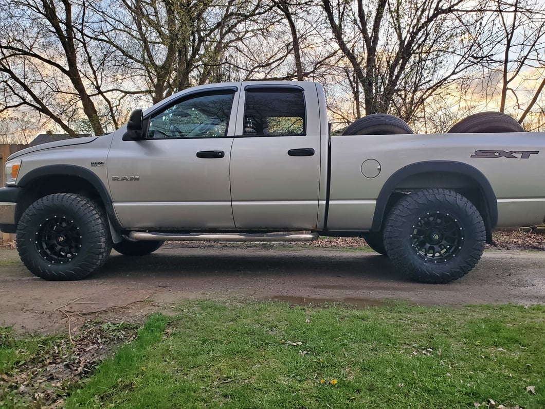 Mammoth Beadlock Mesh Matte Black 5-Lug Wheel; 17x9; -6mm Offset (02-08 RAM 1500, Excluding Mega Cab)