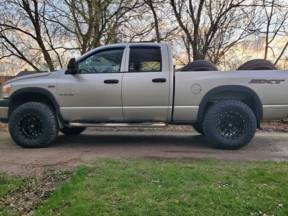 Mammoth Beadlock Mesh Matte Black 5-Lug Wheel; 17x9; -6mm Offset (02-08 RAM 1500, Excluding Mega Cab)