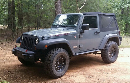 Mammoth General Matte Black Wheel; 16x8; 0mm Offset (07-18 Jeep Wrangler JK)