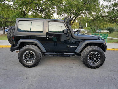 Mammoth Type 88 Black Wheel; 17x9; -6mm Offset (07-18 Jeep Wrangler JK)