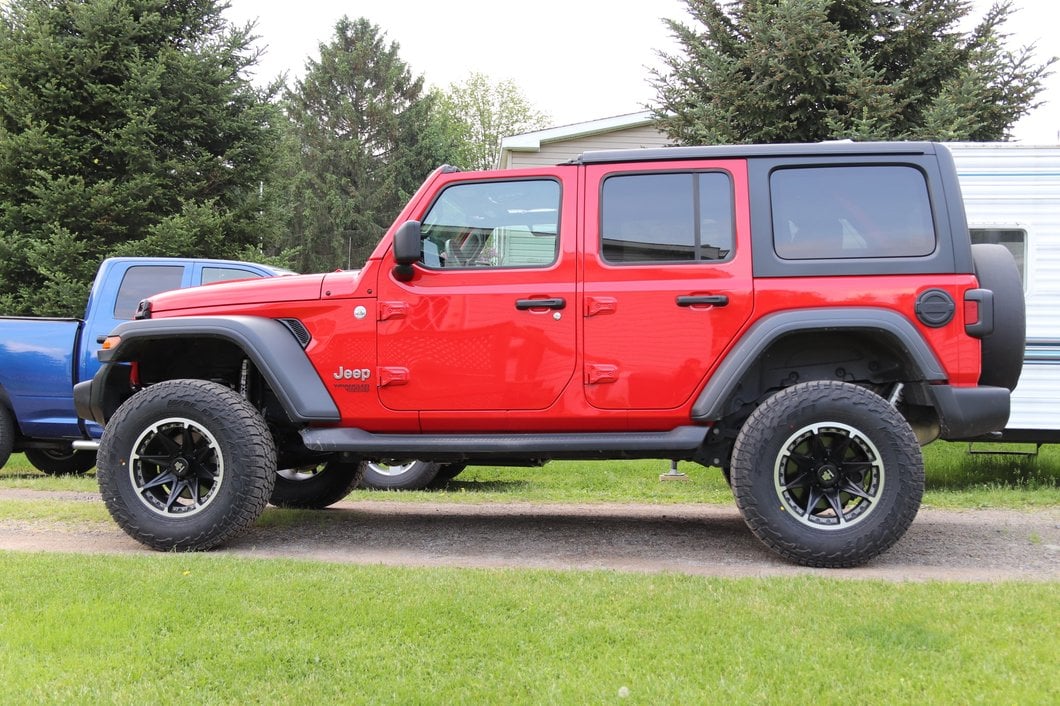 Mammoth Type 88 Black Wheel; 17x9; -6mm Offset (18-25 Jeep Wrangler JL)