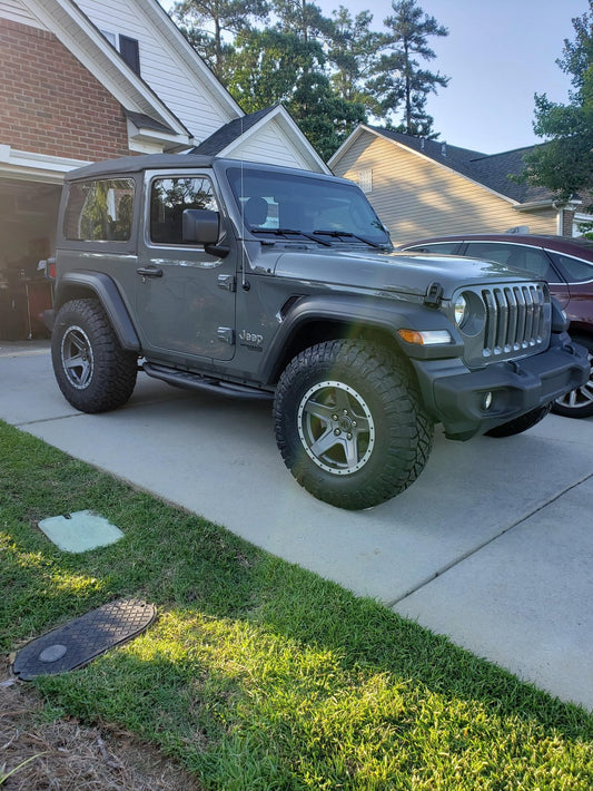 Mammoth Boulder Charcoal Wheel; 17x9; -6mm Offset (18-25 Jeep Wrangler JL)