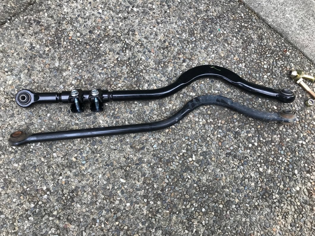 Mammoth Front Adjustable Track Bar (07-18 Jeep Wrangler JK)
