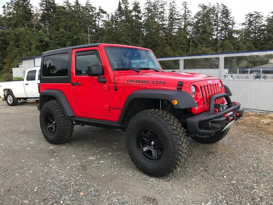 Mammoth Boulder Black Wheel; 16x8; 0mm Offset (07-18 Jeep Wrangler JK)