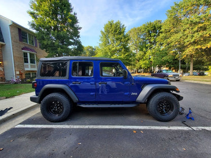 Mammoth D Window Black Steel Wheel; 17x9; -6mm Offset (18-25 Jeep Wrangler JL)