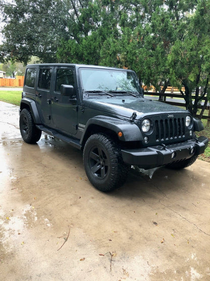 Mammoth Moab Black Wheel; 17x9; -6mm Offset (07-18 Jeep Wrangler JK)