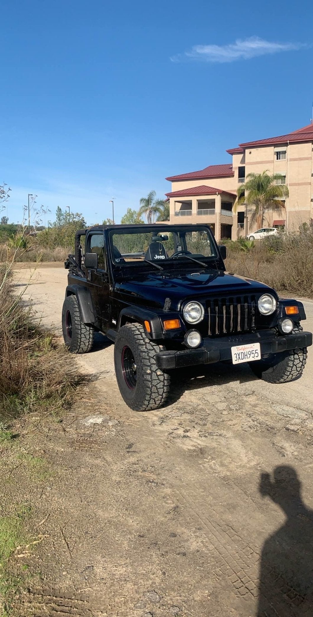 Mammoth D Window Black Wagon Wheel Edition Steel Wheel; 15x8; -19mm Offset (97-06 Jeep Wrangler TJ)