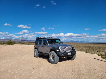 Mammoth 8 Aluminum Simulated Beadlock Anthracite Wheel; 17x9; -6mm Offset (18-25 Jeep Wrangler JL)