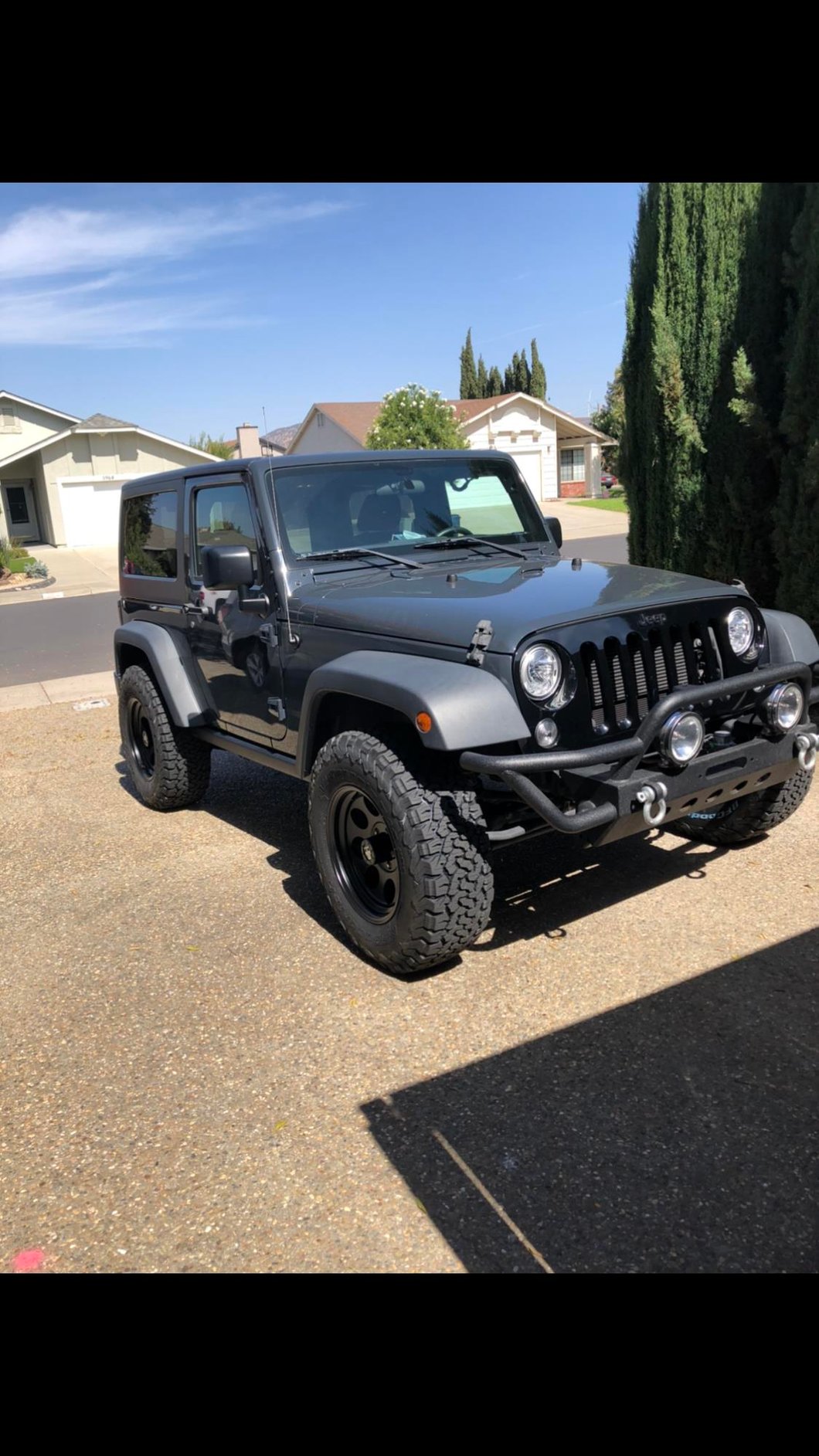 Mammoth 8 Aluminum Matte Black Wheel; 17x9; -6mm Offset (07-18 Jeep Wrangler JK)