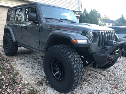 Mammoth Type 88 Matte Black Wheel; 17x9; -6mm Offset (18-25 Jeep Wrangler JL)