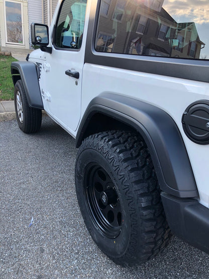 Mammoth 8 Aluminum Matte Black Wheel; 17x9; -6mm Offset (18-25 Jeep Wrangler JL)