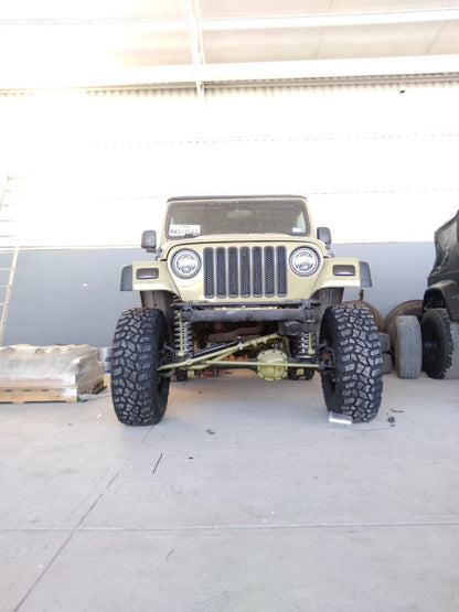 Mammoth General Matte Black Wheel; 16x8; 0mm Offset (87-95 Jeep Wrangler YJ)