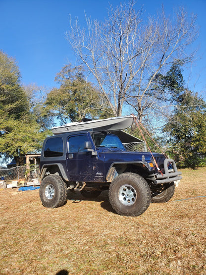 Mammoth 8 Simulated Beadlock Style Anthracite Wheel; 15x8; -19mm Offset (87-95 Jeep Wrangler YJ)