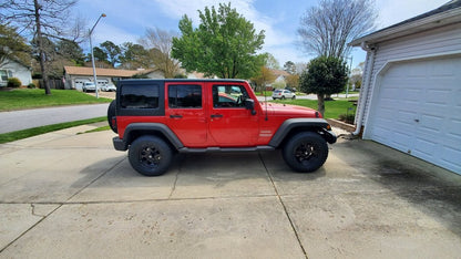 Mammoth 8 Aluminum Matte Black Wheel; 17x9; -6mm Offset (07-18 Jeep Wrangler JK)