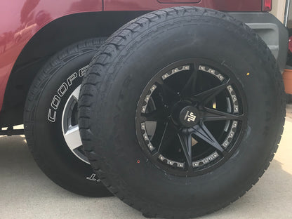 Mammoth Type 88 Matte Black Wheel; 17x9; -6mm Offset (18-25 Jeep Wrangler JL)
