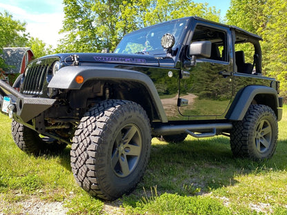 Mammoth Moab Charcoal Wheel; 17x9; -6mm Offset (07-18 Jeep Wrangler JK)