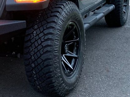 Mammoth Type 88 Matte Black Wheel; 17x9; -6mm Offset (18-25 Jeep Wrangler JL)