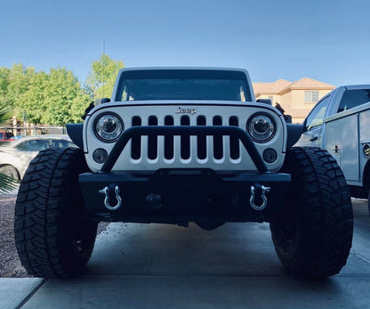 Mammoth 1.75-Inch Billet Wheel Spacers; Black (07-18 Jeep Wrangler JK)