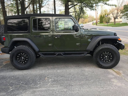 Mammoth General Matte Black Wheel; 17x9; -6mm Offset (18-25 Jeep Wrangler JL)