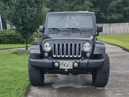 Mammoth 1.25-Inch Billet Wheel Spacers; Black (07-18 Jeep Wrangler JK)